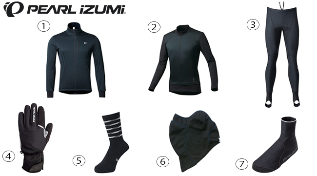 PEARL IZUMI（パールイズミ）ウィンドブレーク サーモ タイツ 6700-3DX