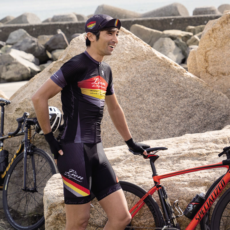 KAPELMUUR（カペルミュール）半袖ジャージ パンサー ブラック【LION