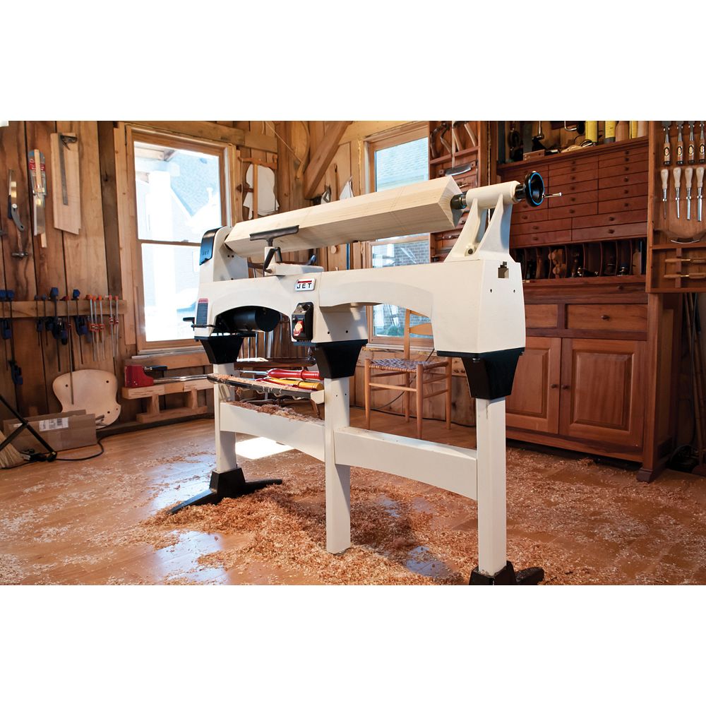 Jet 1221VS 12'' x 21'' Variable Speed Wood Lathe | Rockler