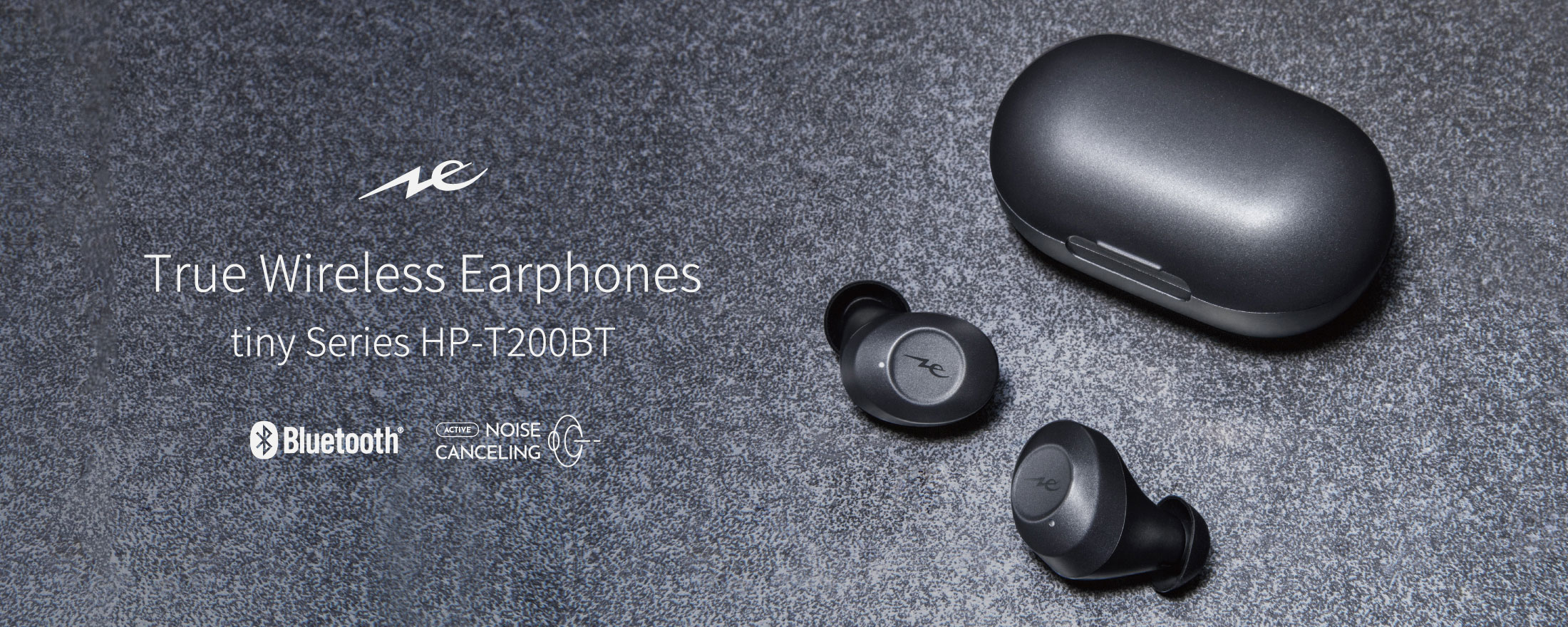 HP-T200BT ノイズキャンセリング対応 完全ワイヤレスイヤホン 軽量