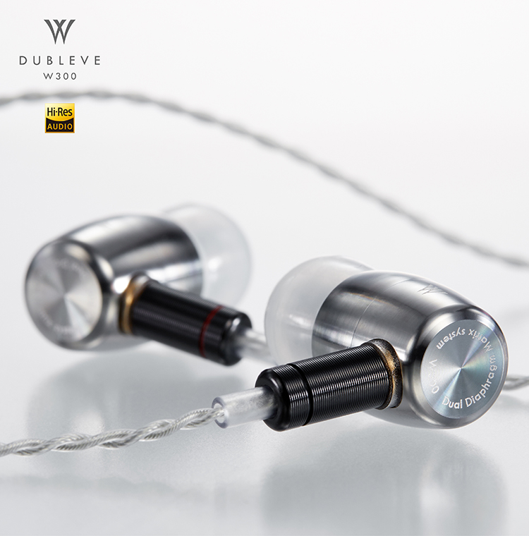 HP-W300 W(ドブルベ)シリーズ MMCX対応 ハイレゾワイヤードイヤホン
