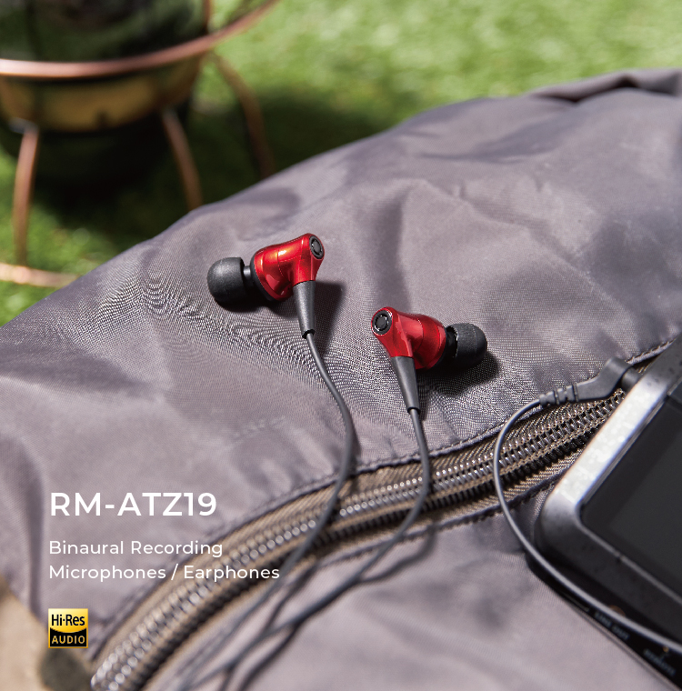 RM-ATZ19 イヤホン型バイノーラル録音マイク RM-ATZ19R - radius