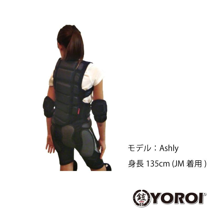 楽天市場】送料無料YR354 YOROI WAKA KID'S POWER BACK BONEヨロイ鎧