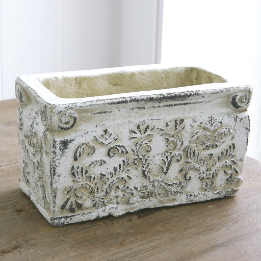植木鉢 長方形 アンティーク ダイナスティレクトポットS＜ 17cm x 9cm