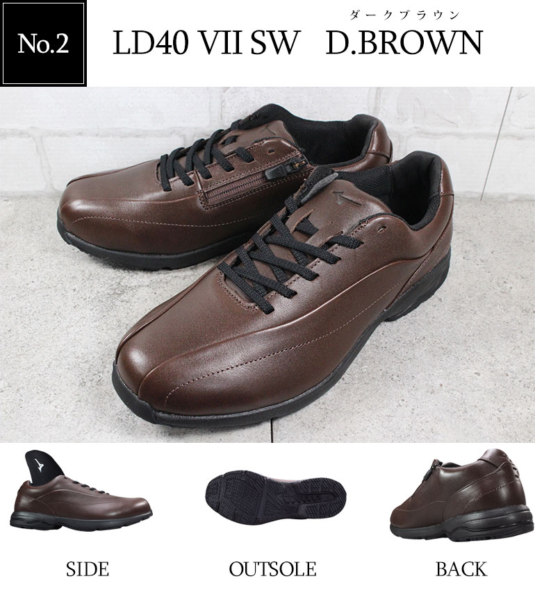 楽天市場】ミズノ MIZUNO ウォーキングシューズ LD40 VII SW ブラック