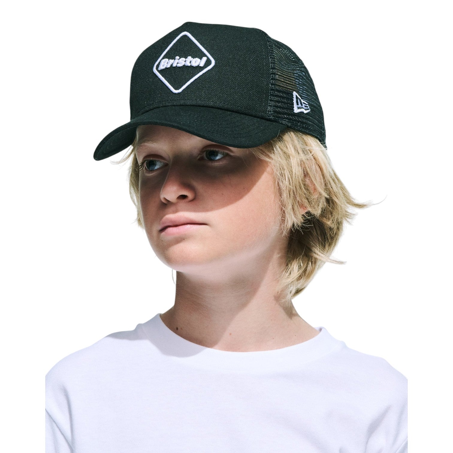 F.C.Real Bristol]NEW ERA EMBLEM 9FORTY A-FRAME MESH CAP/BLACK(FCRB