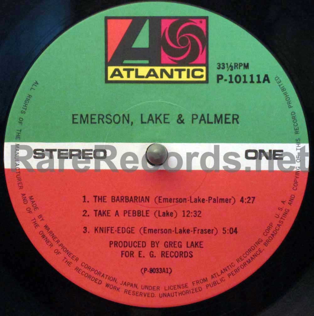 Emerson, Lake & Palmer – Emerson, Lake & Palmer Japan LP with obi