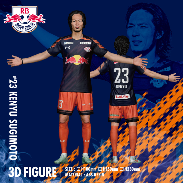 杉本健勇 選手 3Dフィギュア」受注販売のお知らせ｜RB大宮