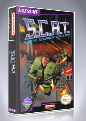 S.C.A.T.: Special Cybernetic Attack Team - Retro Game Cases 🕹️