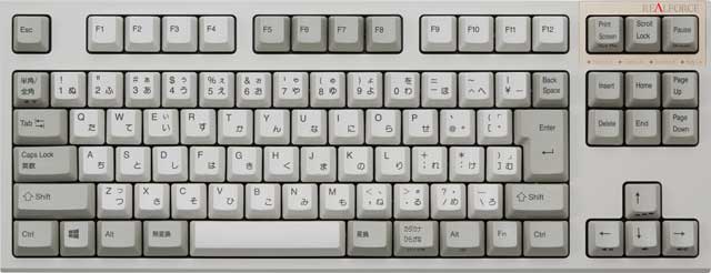 REALFORCE ブランドの PC 用テンキーレスキーボードを8機種発売（2018