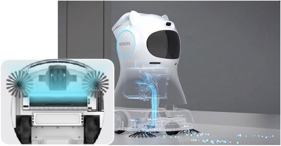 業務用ネコ型掃除ロボットKLEENBOT C30 - レントプラス