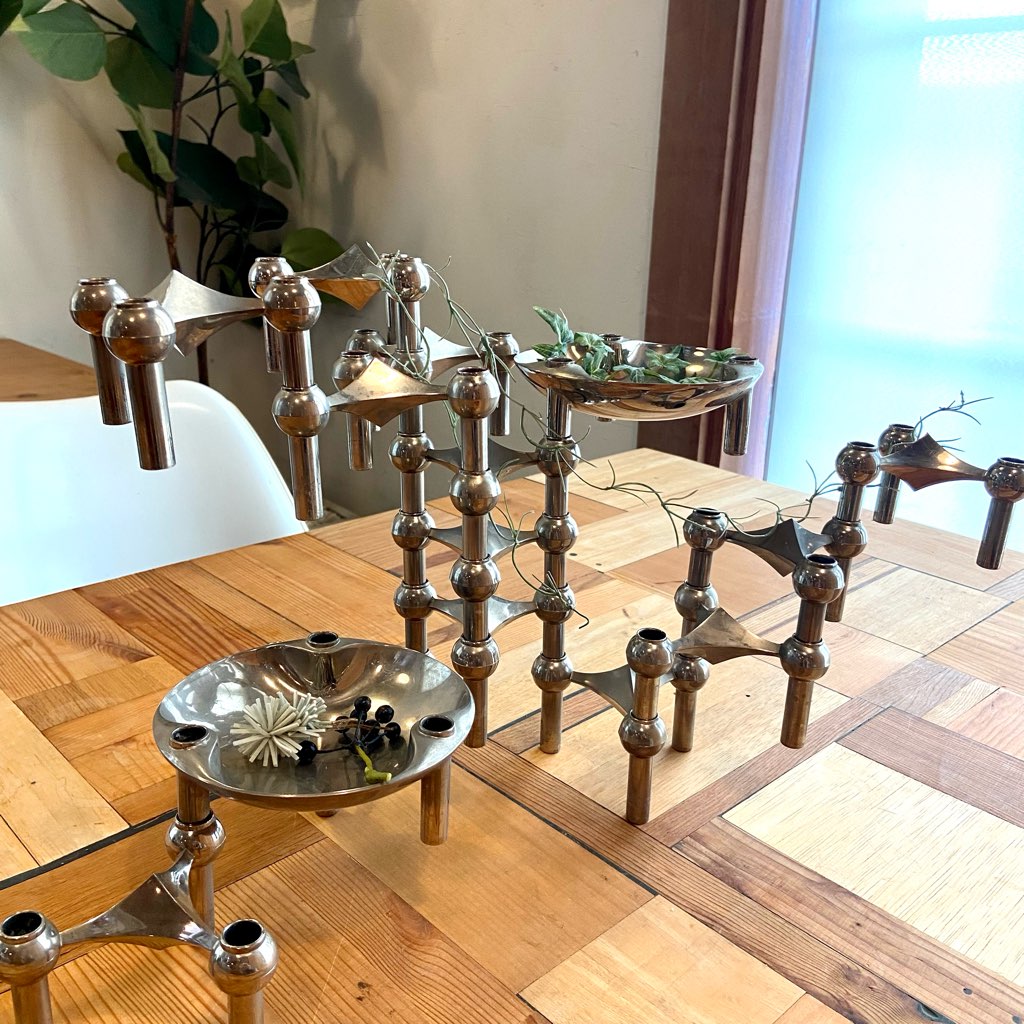 ストッフナゲル / STOFF Nagel キャンドルホルダー 13ピース 2トレー