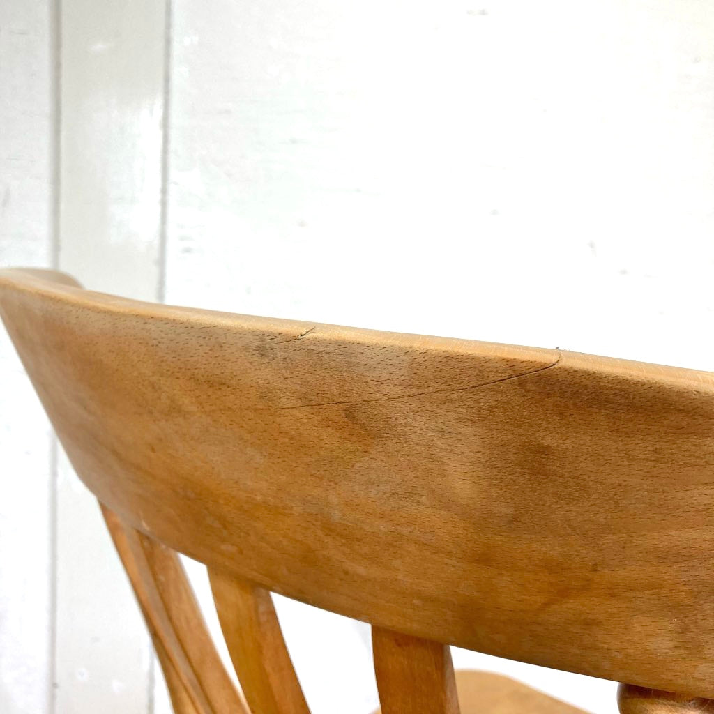 スラットバックチェア ウィンザーチェア ダイニングチェア ビーチ無垢