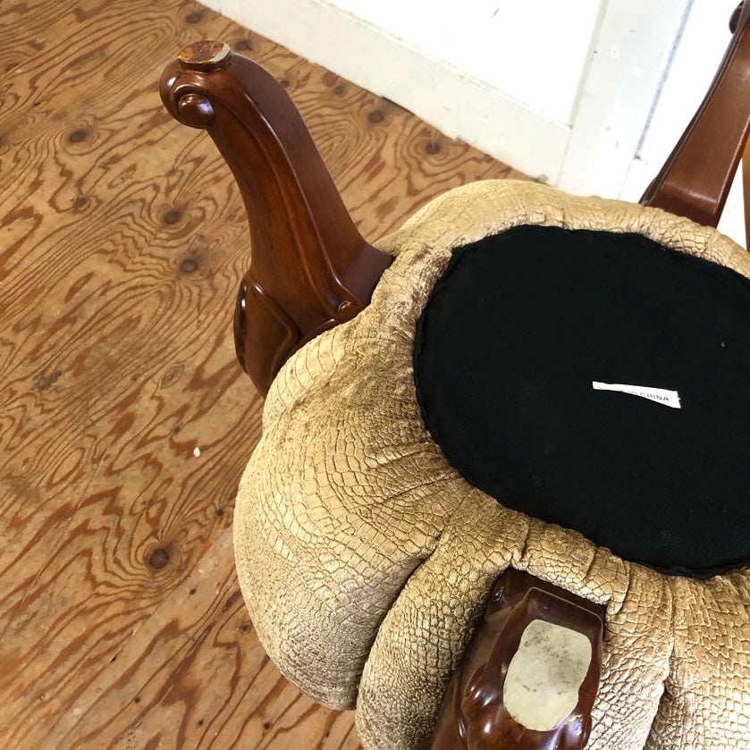 猫脚 クラシック スツール パンプキンスツール チェア 中古 かぼちゃ