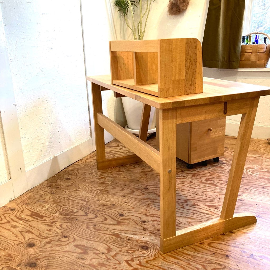 飛騨産業 エコパッチ デスクセット 勉強机 3点set 中古 hida キツツキ