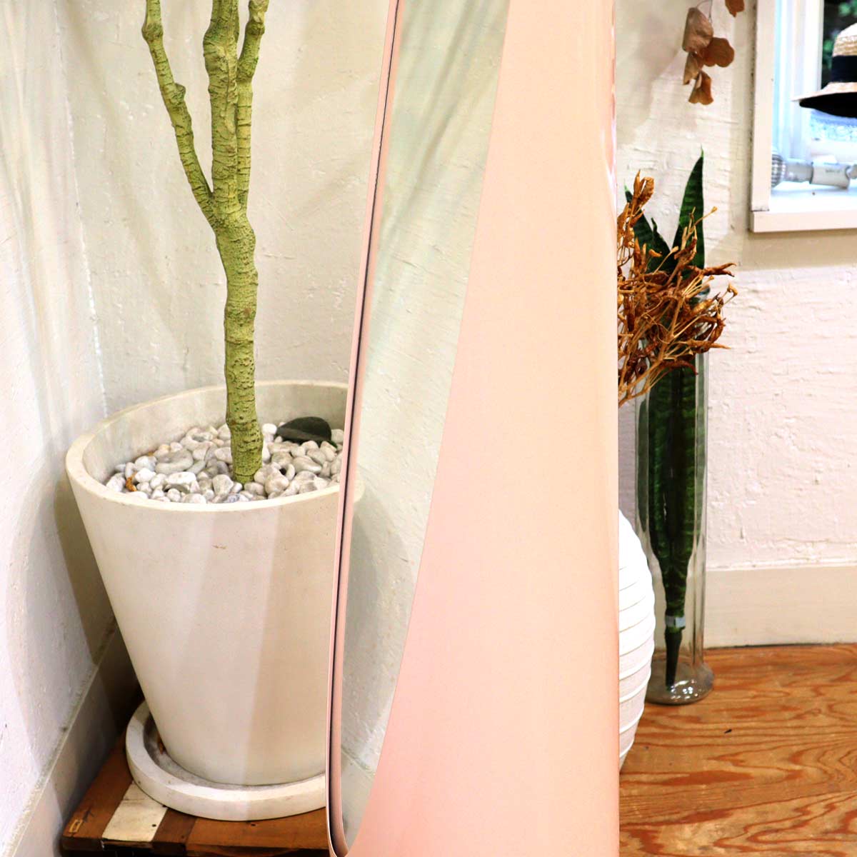 リップスティックミラー Lip Stick Mirror ピンク ミッドセンチュリー