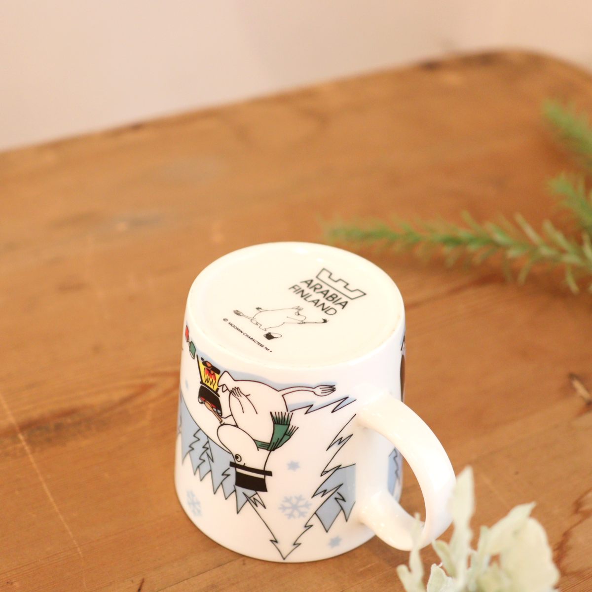 アラビア / ARABIA ムーミン 森のクリスマスツリー マグカップ 旧ロゴ