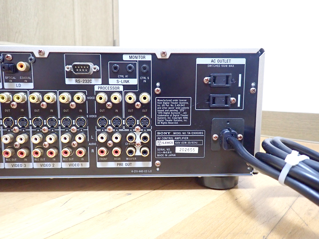 AVプリアンプ SONY TA-E9000ES ソニー デジタルシネマサウンド