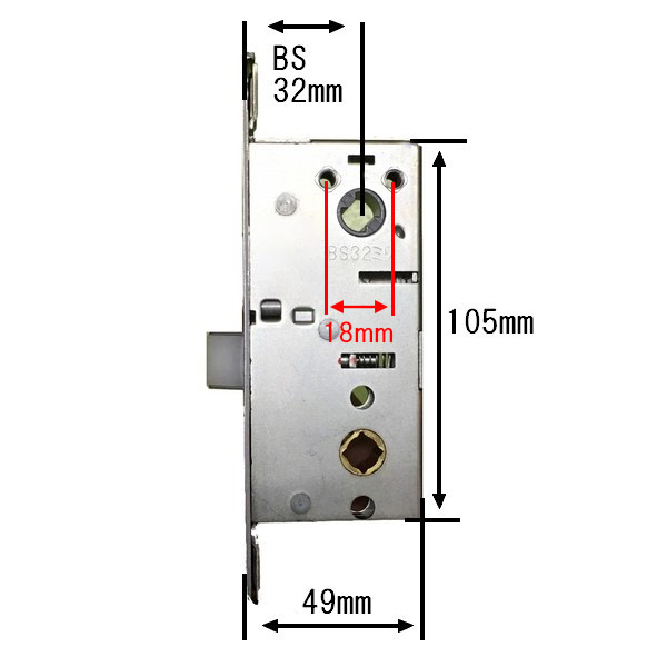 MIWA,美和ロック レバーハンドル錠 LZ ロックケース
