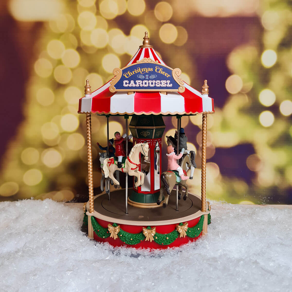 Lemax Christmas Cheer Carousel Christmas Village Model - Ruxley Manor