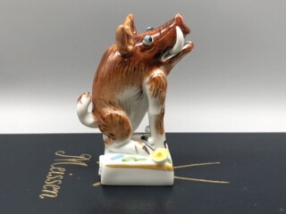 マイセン 『ミニ干支フィギュリン 猪』 ｜骨董品買取 緑和堂