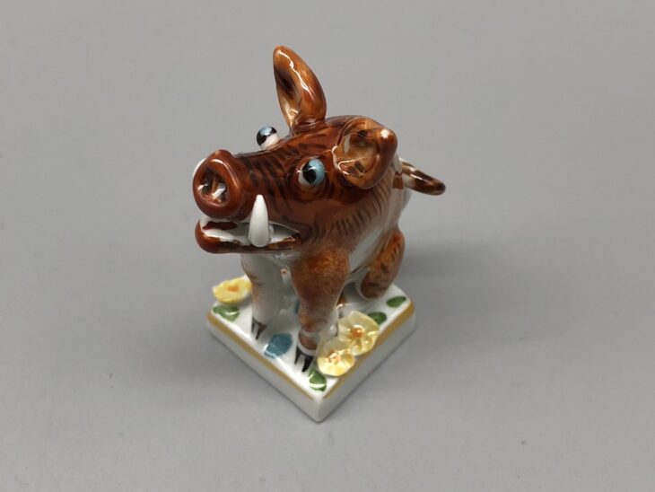マイセン 『ミニ干支フィギュリン 猪』 ｜骨董品買取 緑和堂