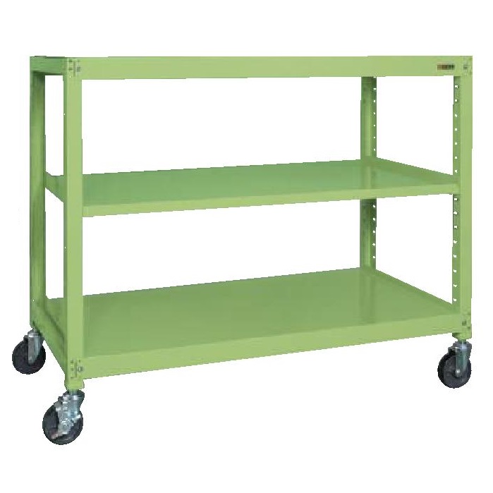 棚台車(250kg/段)ウレタンキャスター付/M350RBCN-5423NU | シロ産業 |