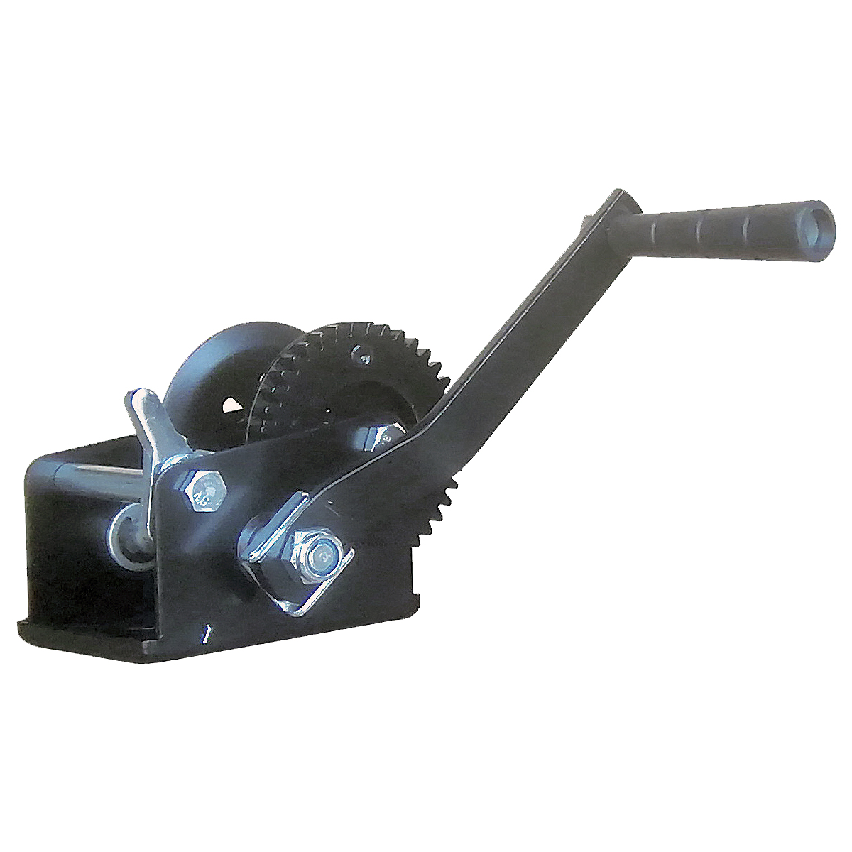 手動ウインチ（100kg）爪かけブレーキ式/M400HW-100NBKH/測定/包装