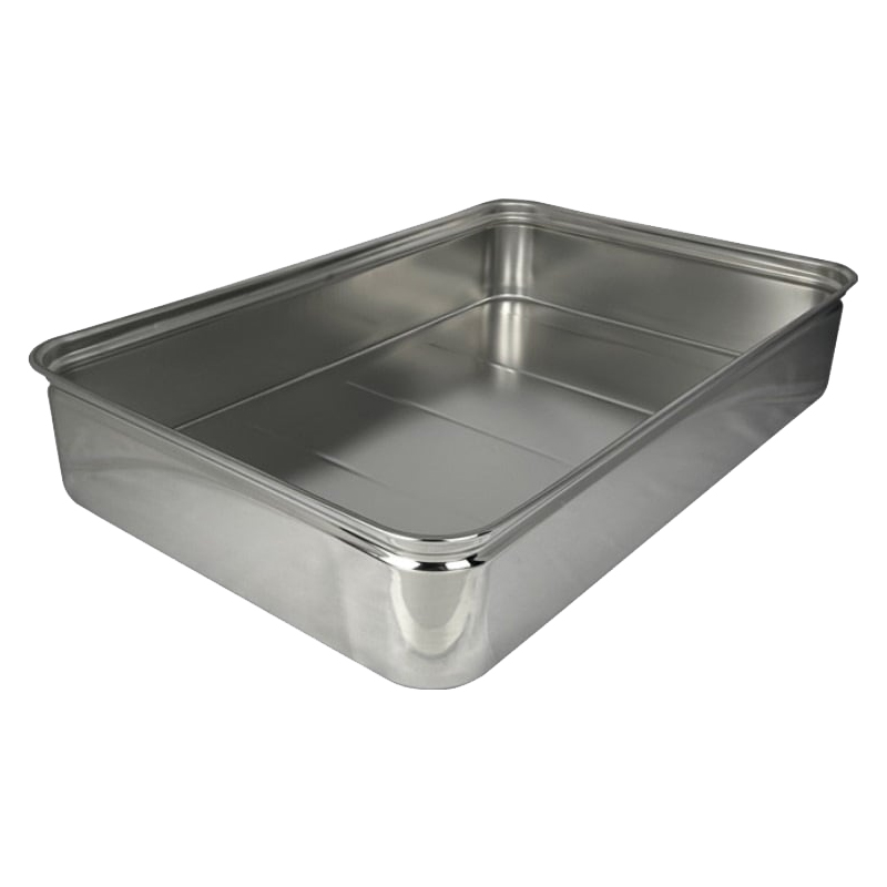 ステンレス製番重バット 特大・深型（660×437×H120）/M118KW32-01001S