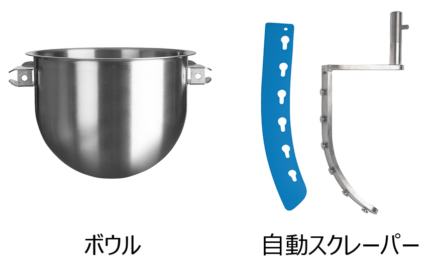材料ミキサー10L（卓上型）スクレーパー付/M2774AK-10K | シロ産業 |