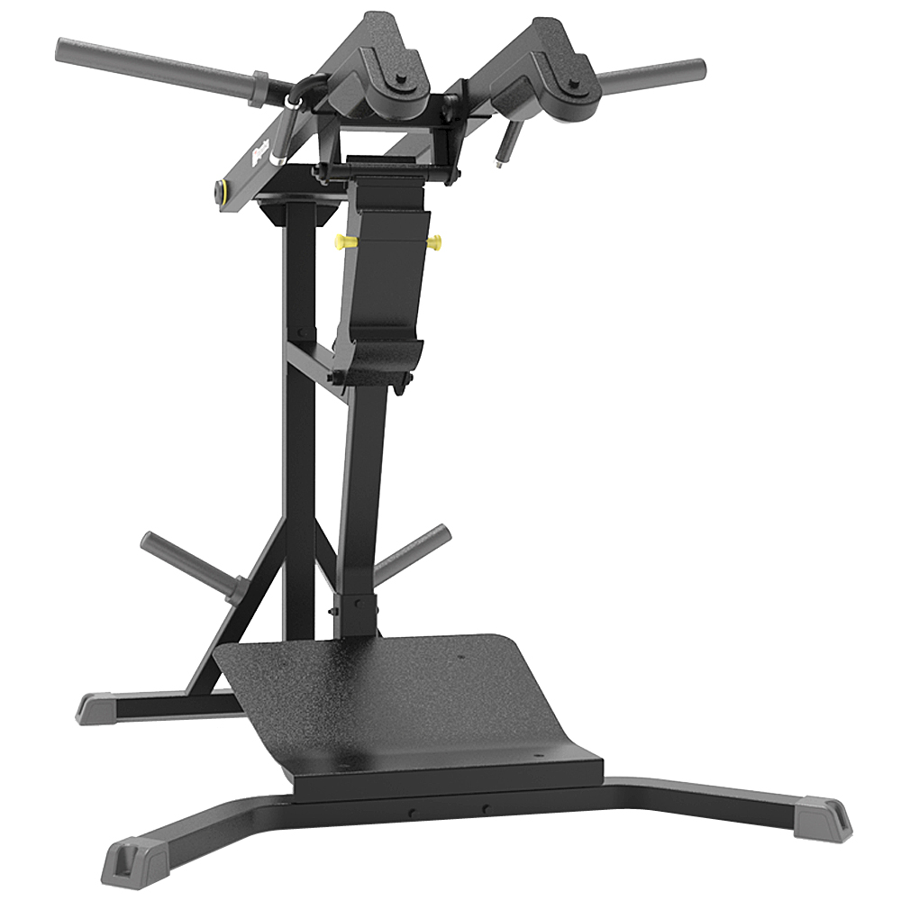 レバレッジスクワット / カーフ Vスクワット | 主に大腿四頭筋、ハム