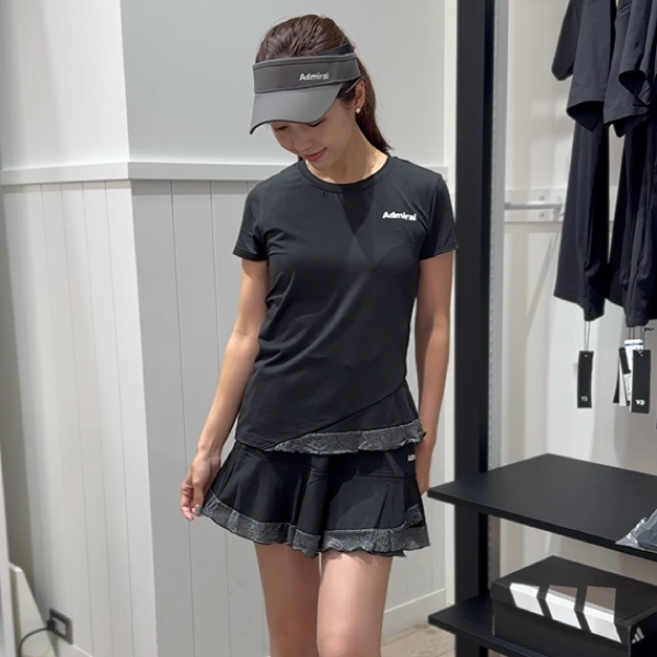 ウインザーオンラインショップ○アドミラル ラメニットヘムアシメ