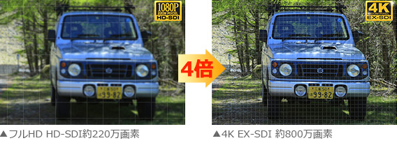 4K 800万画素EX-SDIシリーズ 屋外防滴仕様赤外線カメラ 【WTW 塚本無線】