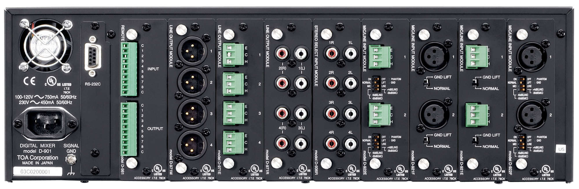 デジタルミキサー (D-901) | TOA株式会社
