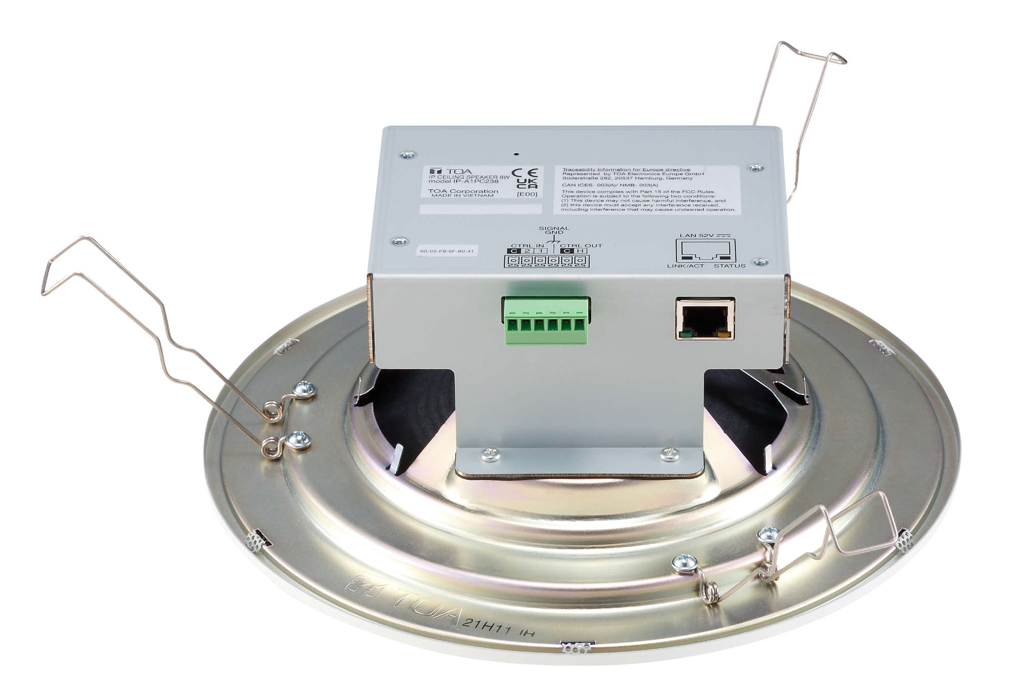 IP天井埋込型スピ－カ－ 8W (IP-A1PC238) | TOA株式会社