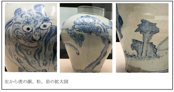 学芸の小部屋 青花 虎文 壺 -戸栗美術館-