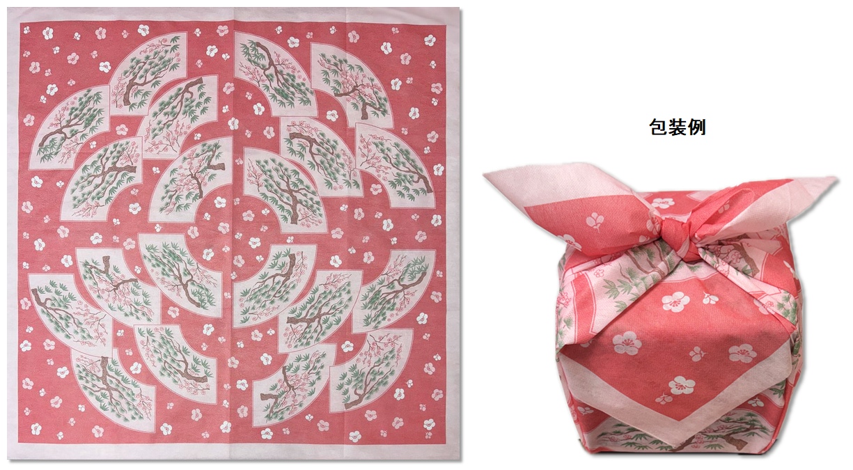 高級不織布風呂敷 旭装 90cm角 100枚入り 柄：7種 商品詳細│株式会社