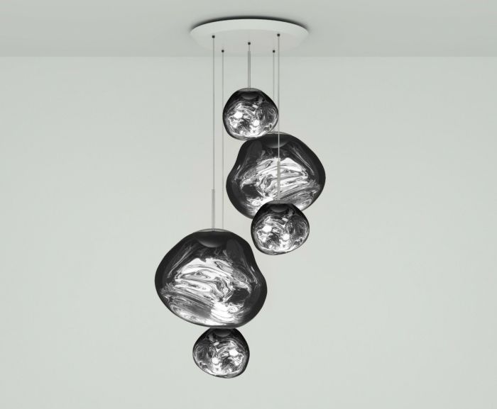 MELT LED MIX LARGE ROUND CHROME – Tom Dixon ONLINE STORE – トム