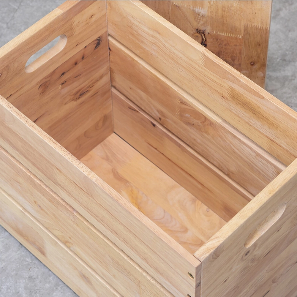 fav / 天然木を楽しむスツール収納ボックス