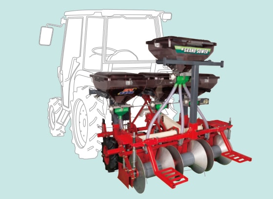 製品情報［畝立同時施肥機 グランビスタ KUTシリーズ・農薬散布機