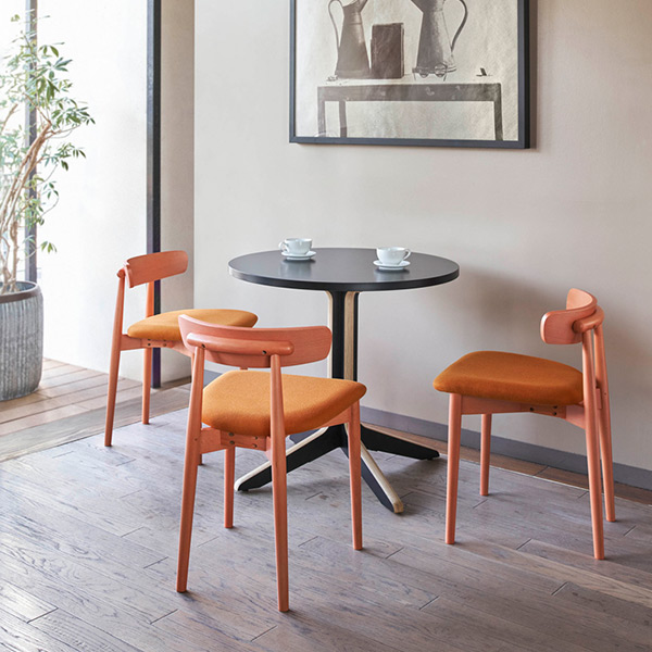 ルーフスA/B 木製椅子 ダイニングチェア クレス（CRES）｜店舗家具