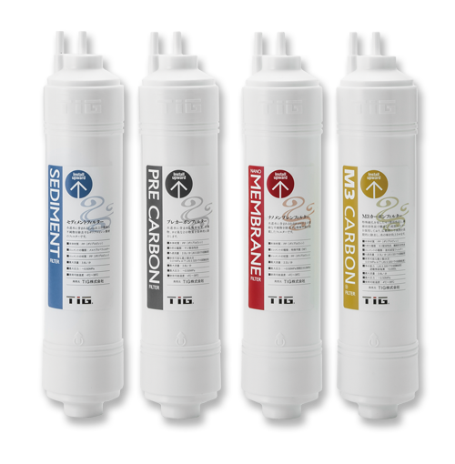 ウォーターサーバー用カートリッジフィルター｜s-SERIES｜TIG株式会社