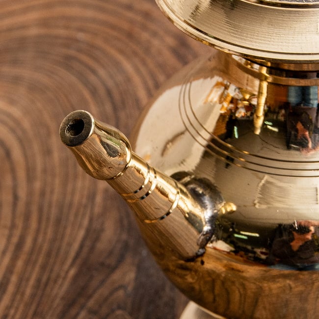 ブラス製カルワ karuwa - ネパール伝統の水差し 高さ12cm程度 の通販