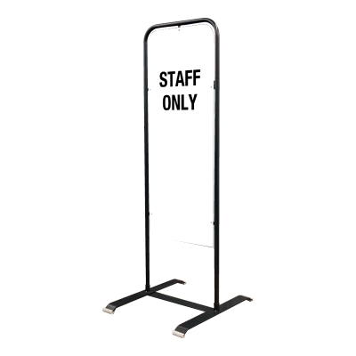 スタンド看板】チャオBM ブラック 表示面セット_006「STAFF ONLY