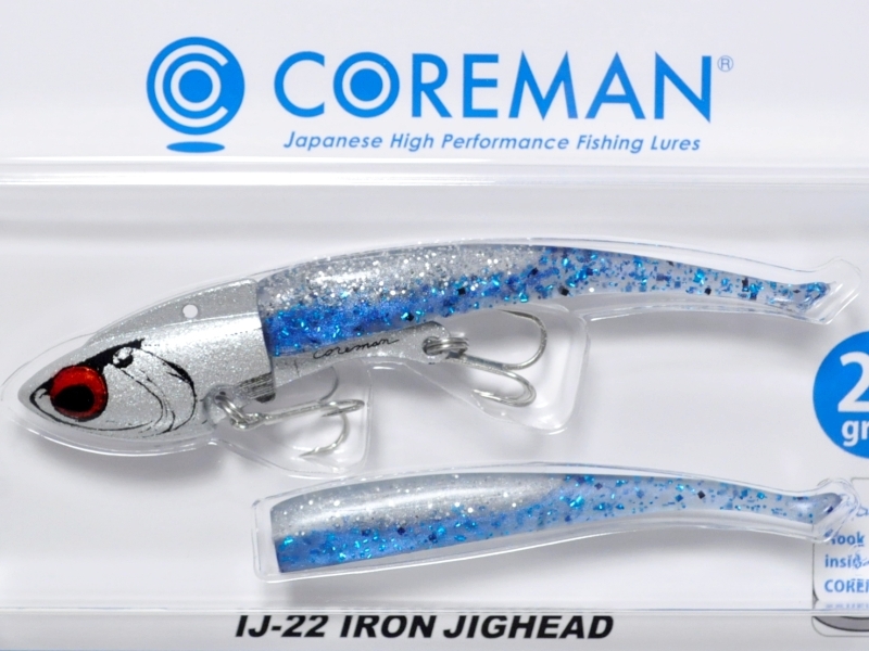 コアマン IJ-22 アイアンジグヘッド：＃002 SH/マイワシ【ネコポス配送