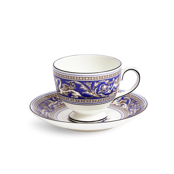 ウェッジウッド】フロレンティーン マリン ティーカップ＆ソーサー