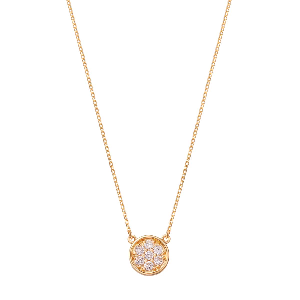 K18イエローゴールドダイヤモンドネックレス(RPN131-001)|TSUTSUMI