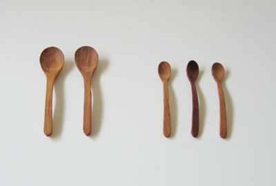三谷龍二　木製 スプーン &フォーク　セット 三谷龍二展 －コーヒーと木の器－ 2019.3.9～3.17 | fudoki