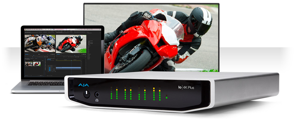Io 4K Plus】 AJA キャプチャ/出力デバイス ｜ ビデオカメラ