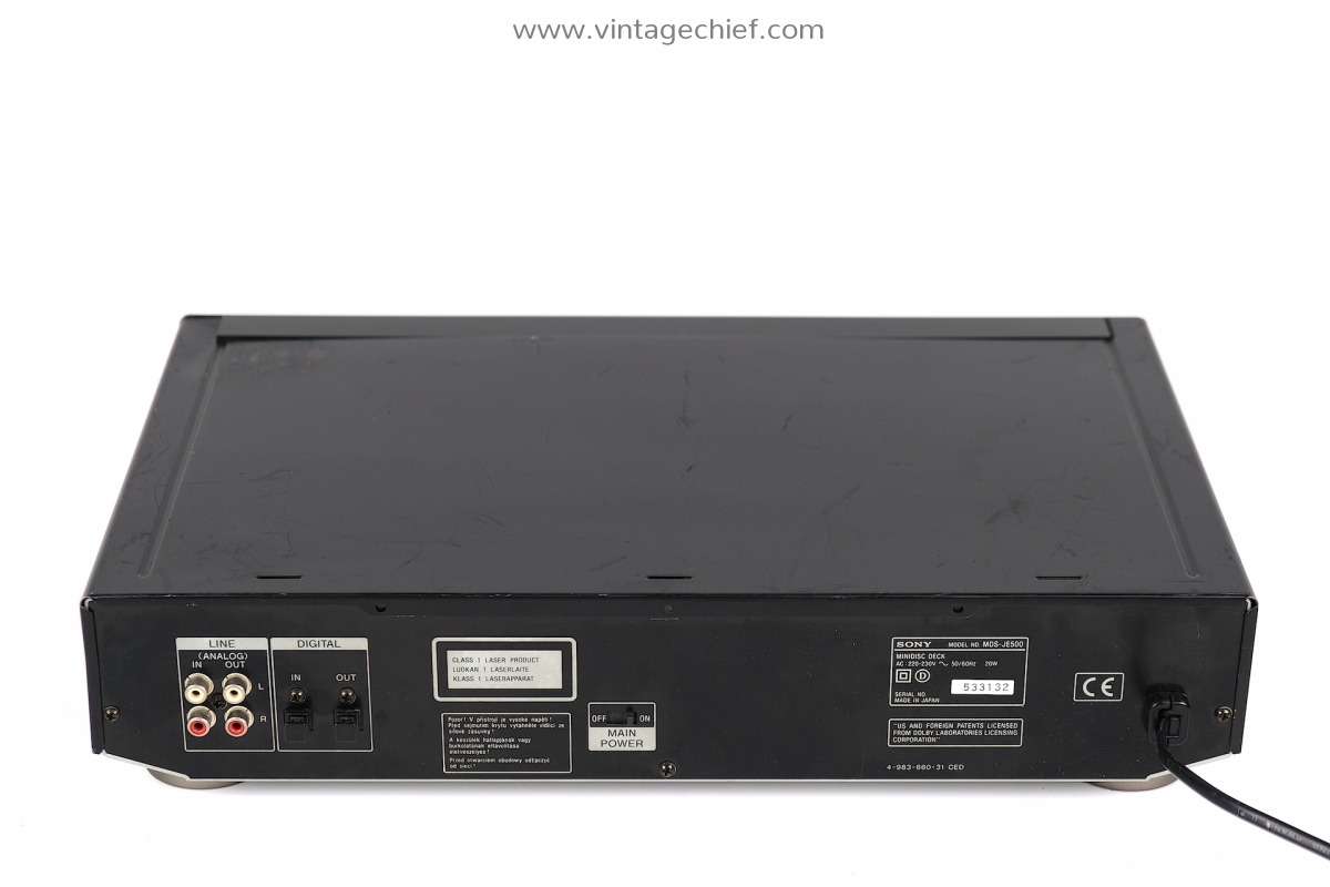 Sony MDS-JE500 MiniDisc Recorder | Player | Deck | Audio